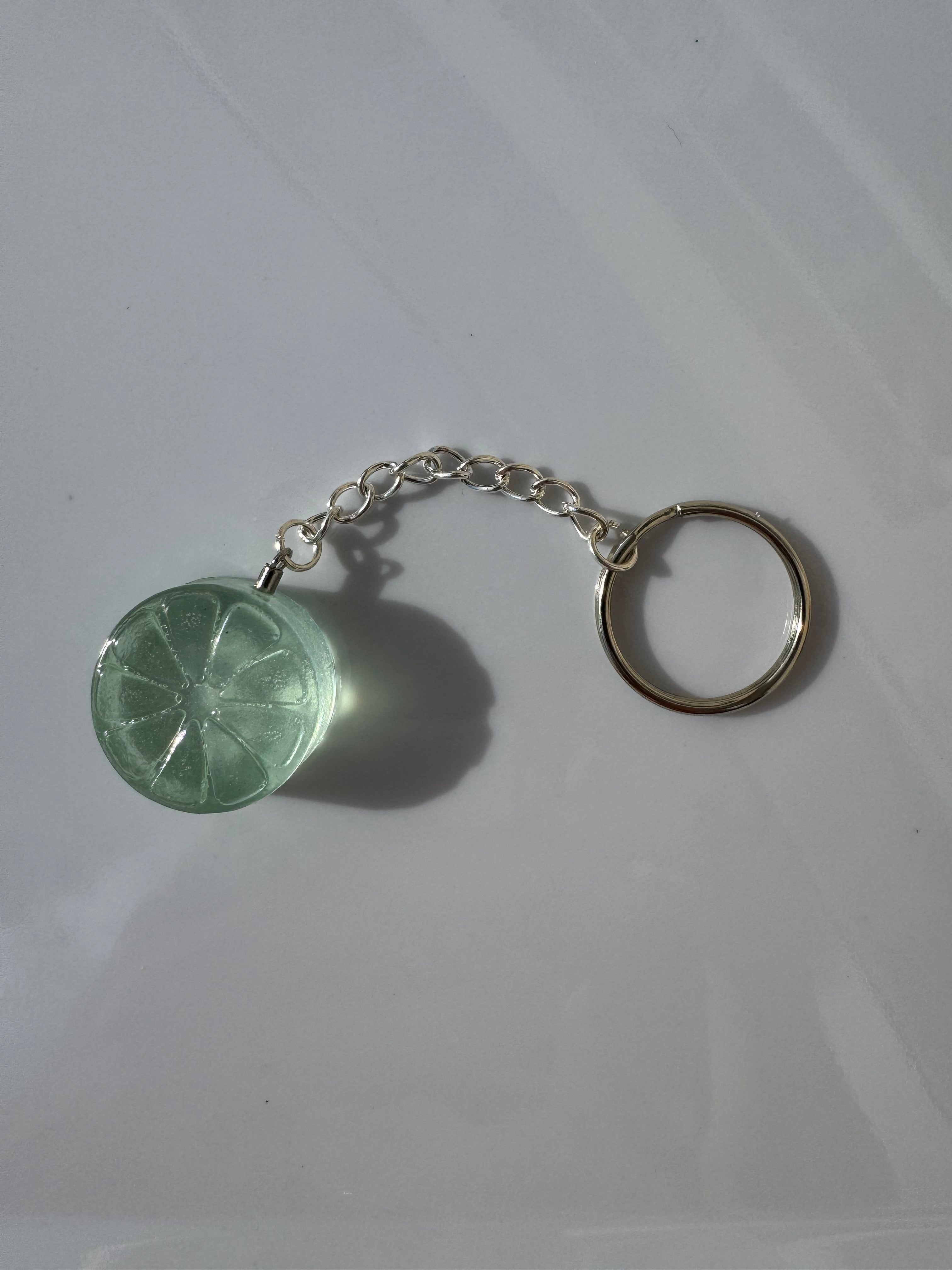 Lime Fruit Key Chain